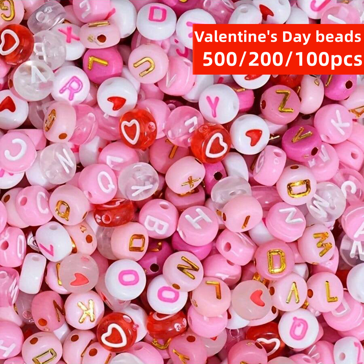 Jewelry Quotes - 500/200/100 قطعة خرز عشوائي بحجم 7
