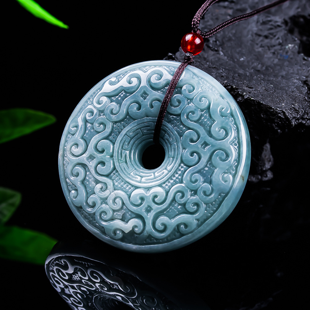 Jewelry & Watches Sp Z Oo Ul Frezerów 3 - قلادة زهرة من اليشم البورمي الطبيعي،