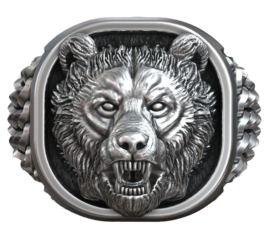 Mens Signet Ring - خاتم فضة إسترليني عيار 925 مخصص