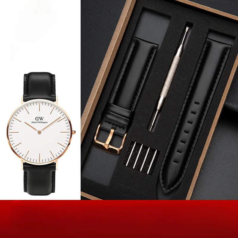 Daniel Wellington Watches & Jewelry Online Store - واجهة مستقيمة مقاوم للماء الخيزران عقدة