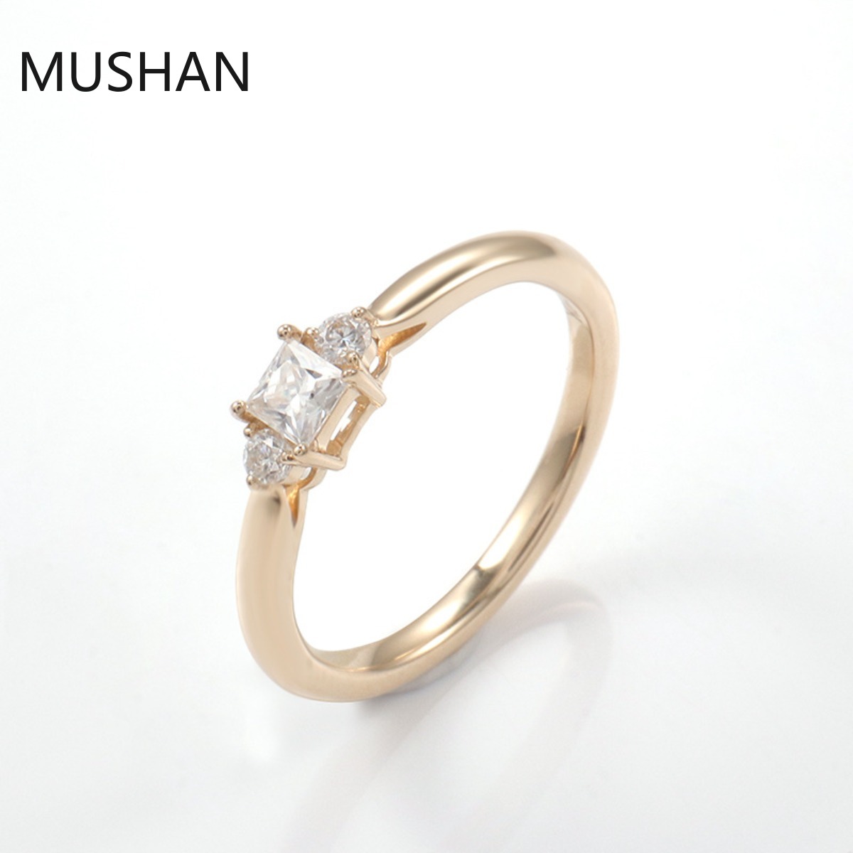Moissanite Ring - خواتم ميشان الفاخرة المخصصة من الذهب