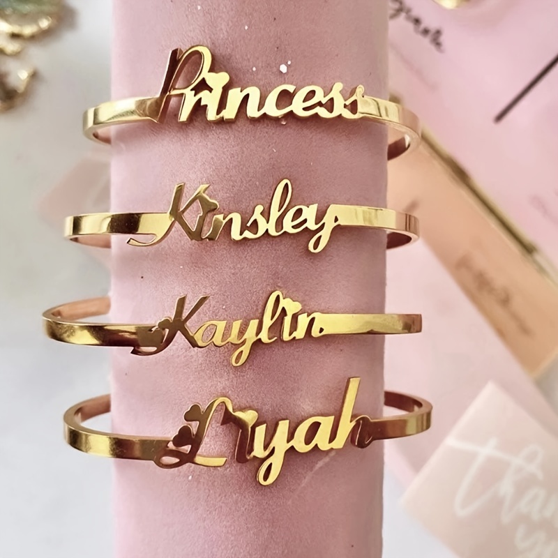 Cuff Bangle Bracelet - سوار على شكل قلب صغير من