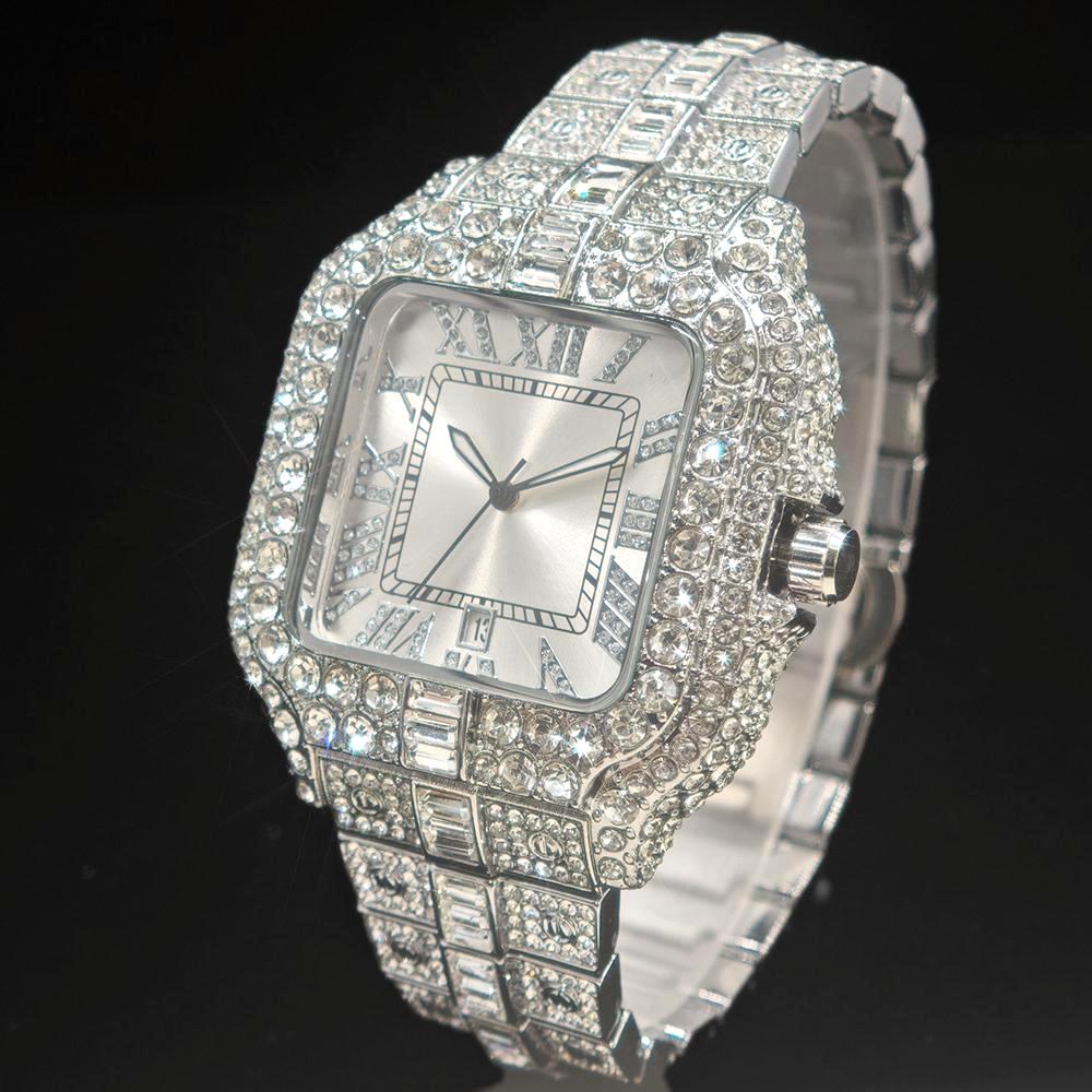 Jewelry Watches Brands - ساعة ماسية فاخرة للرجال ماركة UNIGUET