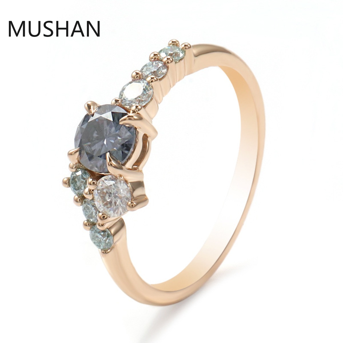 Moissanite Ring - خواتم موسان الفاخرة المخصصة من الذهب