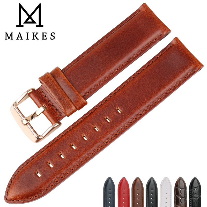 Daniel Wellington Watches & Jewelry Online Store - MAIKES-حزام ساعة من الجلد الطبيعي ،