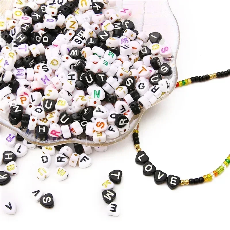 Jewelry Quotes - 100-500 قطعة من الخرز الأكريليك الملون