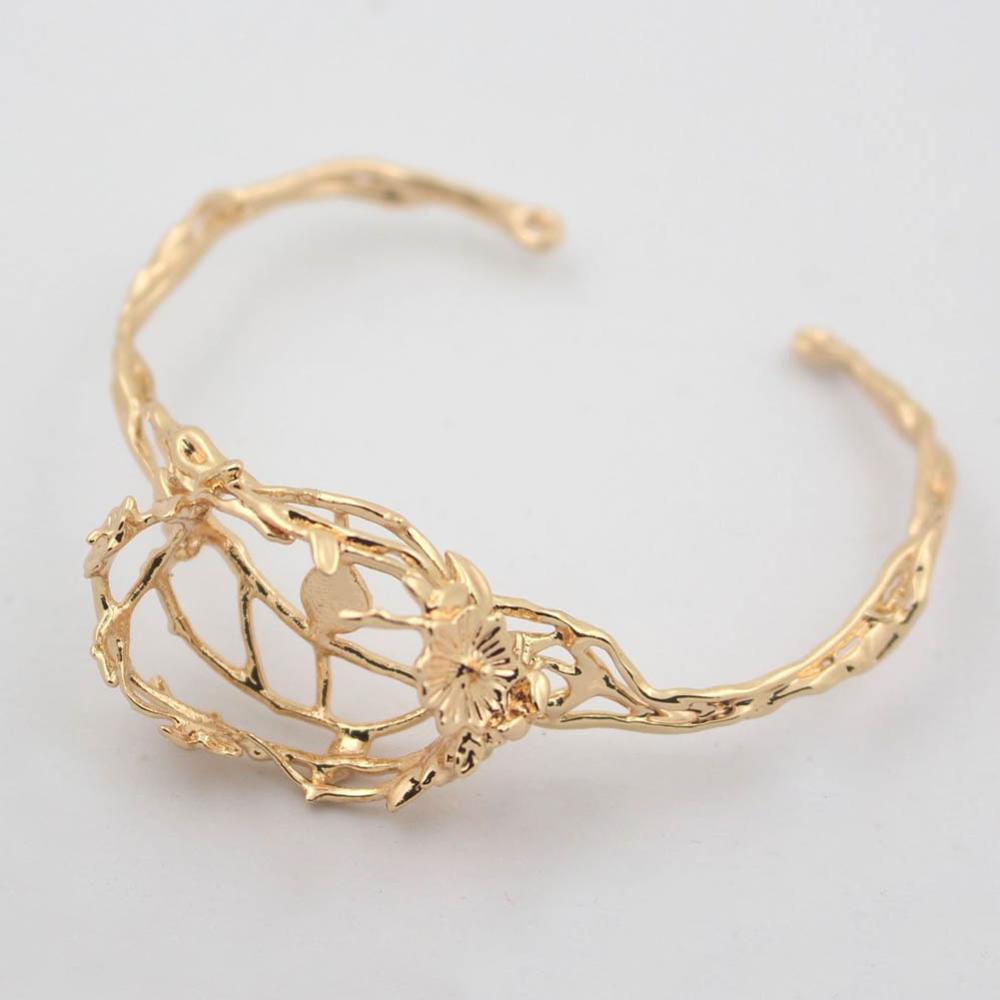 Cuff Bangle Bracelet - 5 قطع أساور مفتوحة للنساء بتصميم