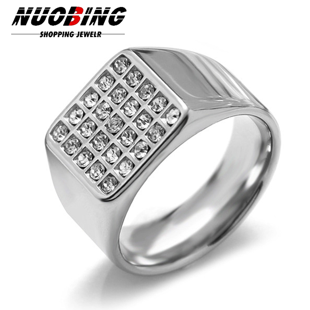 Moissanite Ring - 14 مللي متر حساسة لامعة زركون