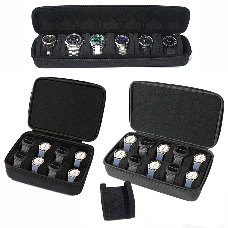 صندوق تخزين الساعات بـ 6/10 فت - مراجعة Jewelry Box Watches Bracelets وسعره