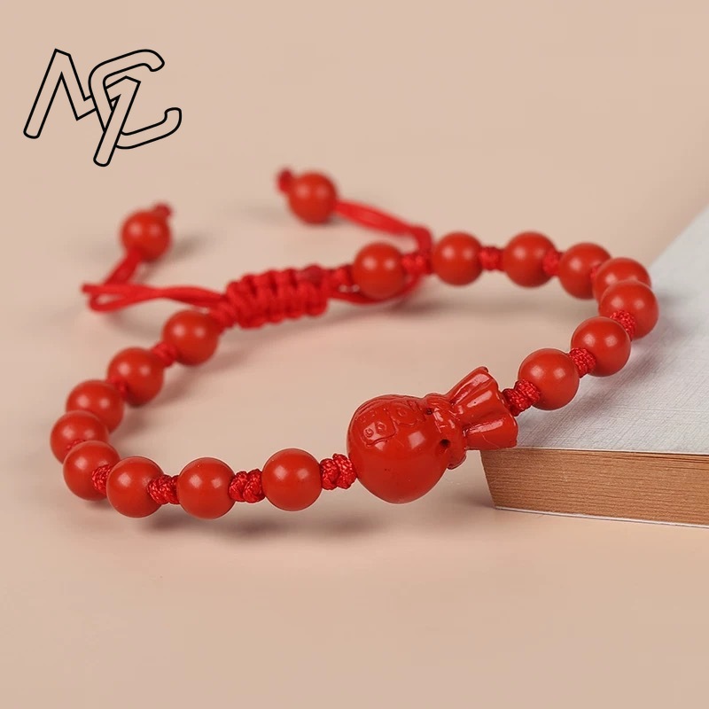 حقيقية الأحمر الزنجفر الأسد ال - مراجعة Gemstone Bracelet Healing وسعره