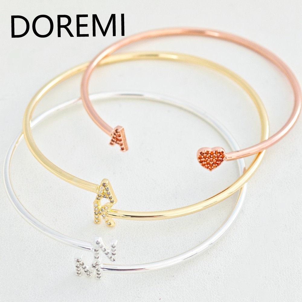 DOREMI رسائل مخصصة الأولي رسال - مراجعة Cuff Bangle Bracelet وسعره