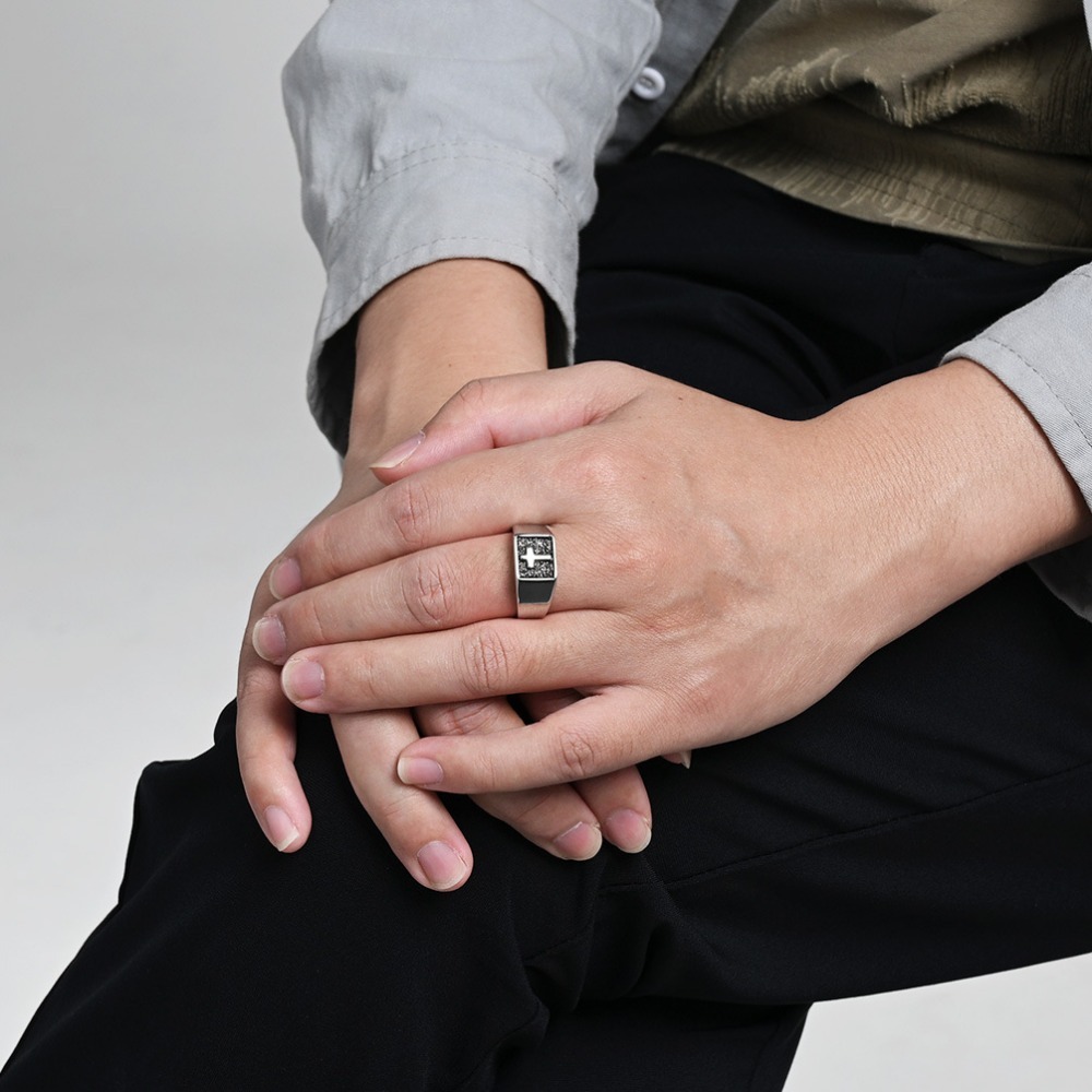 Somen خمر الفولاذ المقاوم للصد - مراجعة Mens Signet Ring وسعره