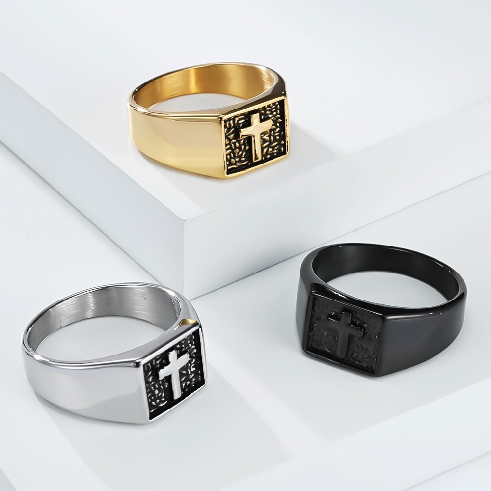 Somen خمر الفولاذ المقاوم للصد - مراجعة Mens Signet Ring وسعره