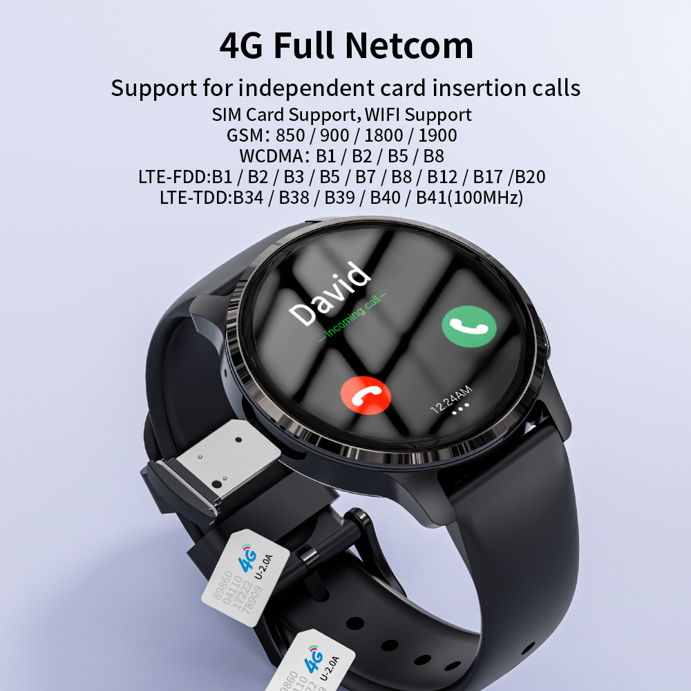 4G 5G Android ساعة ذكية مع بطا - مراجعة Smartwatch وسعره