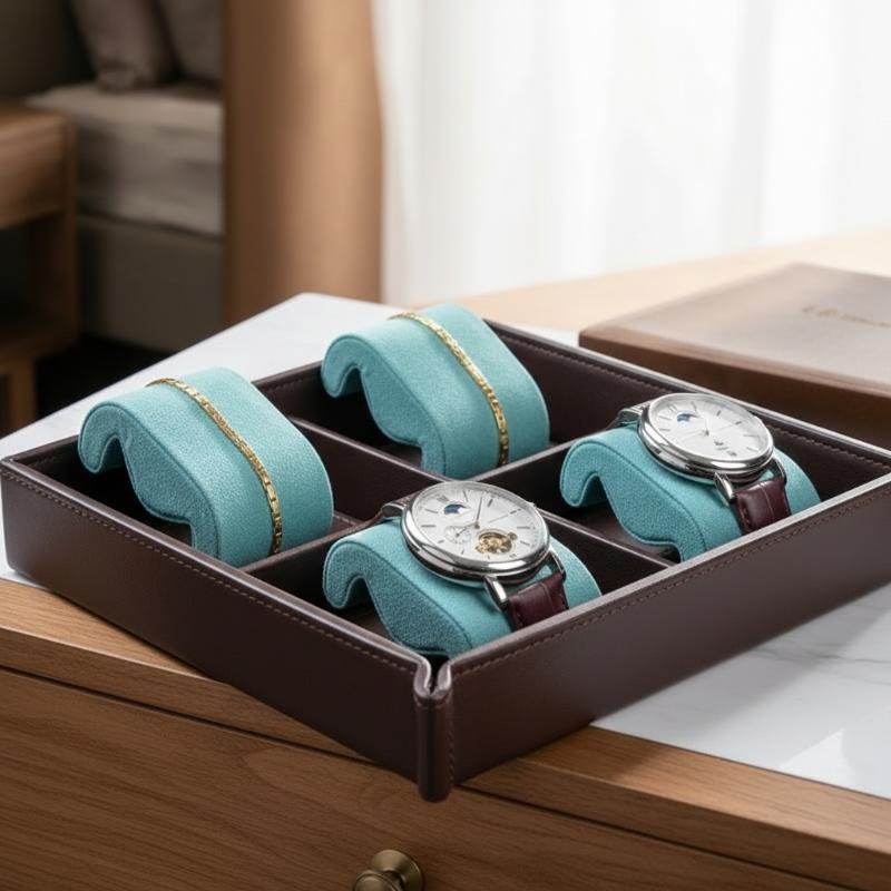 وسادات لعلب الساعات، وسادة عرض - مراجعة Jewelry Box Watches Bracelets وسعره