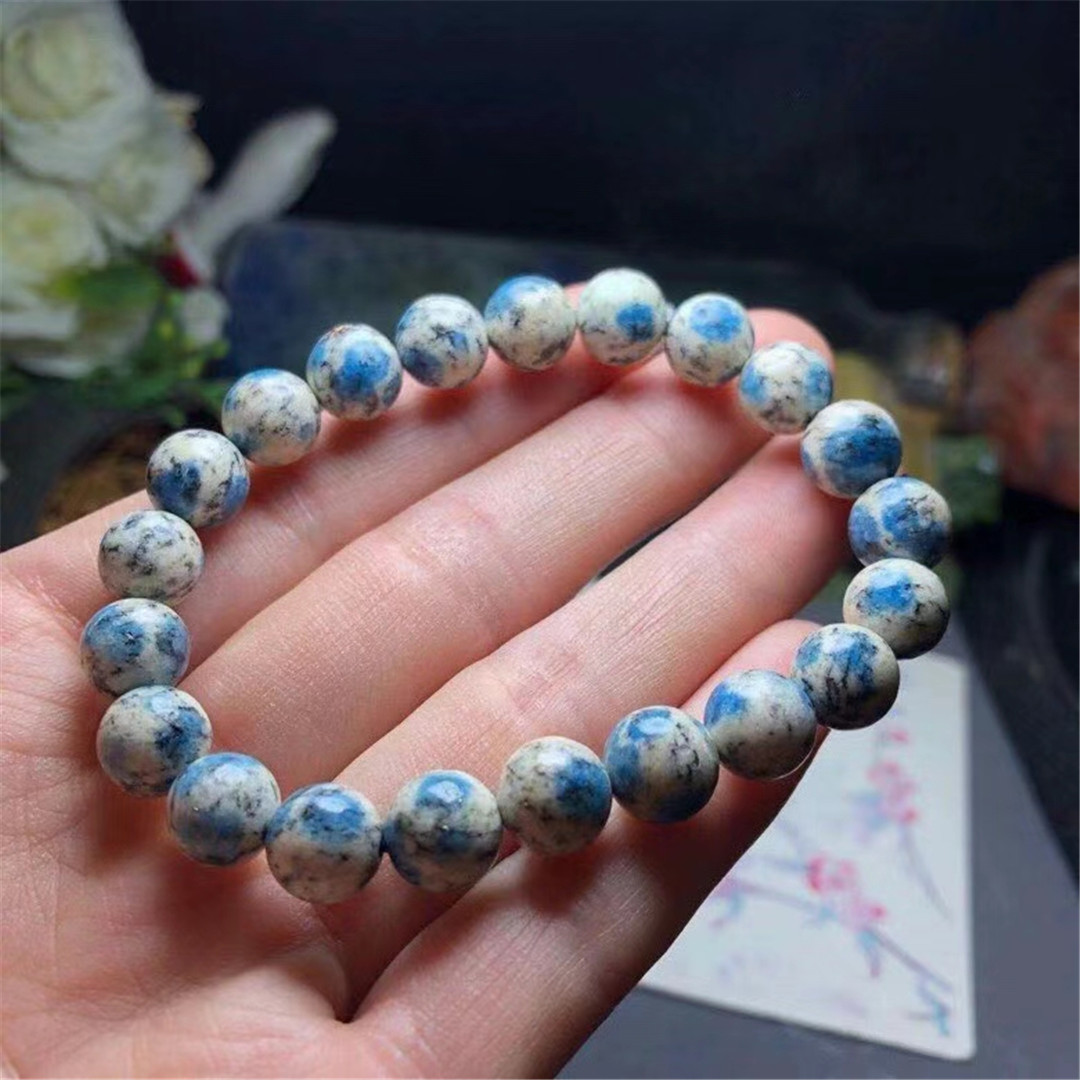 9 مللي متر الطبيعية K2 جاسبر س - مراجعة Gemstone Bracelet Healing وسعره