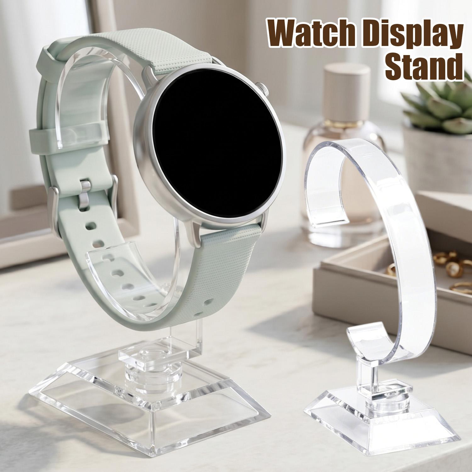 حامل عرض ساعات شفاف على شكل حر - مراجعة Jewels On Watches وسعره
