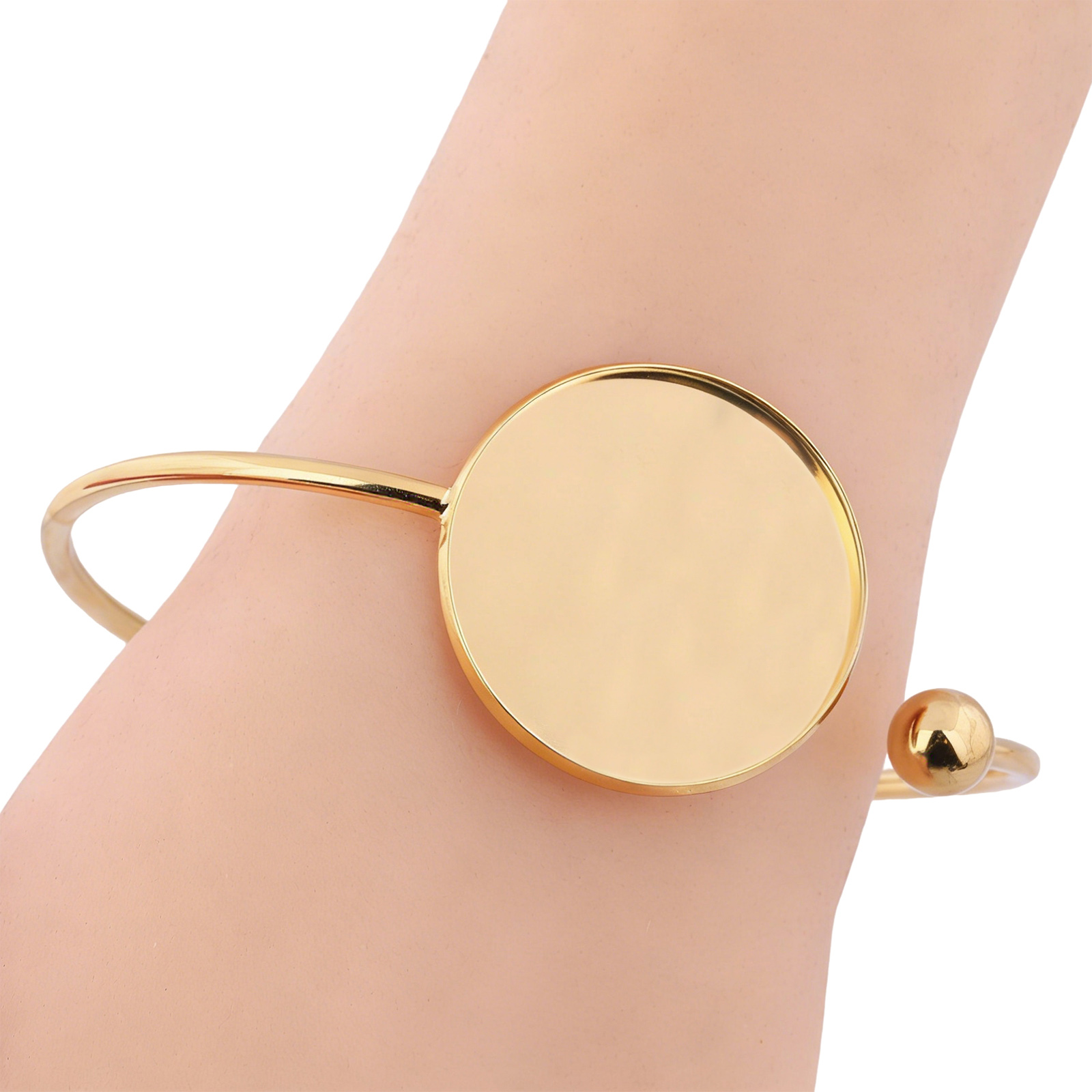 قطعتان من قواعد أساور الكابوشو - مراجعة Cuff Bangle Bracelet وسعره