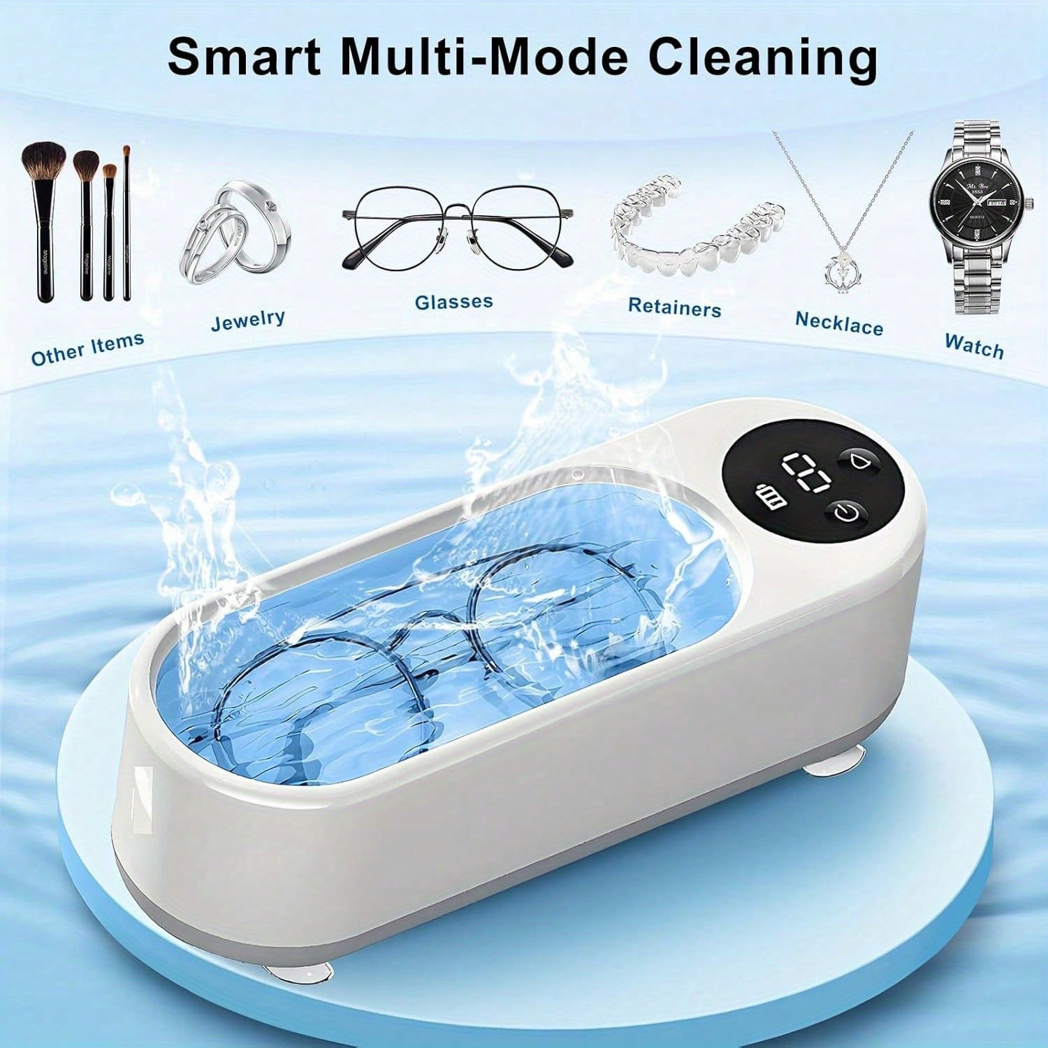 منظف بالموجات فوق الصوتية محمو - مراجعة Jewelry Essentials Watches وسعره