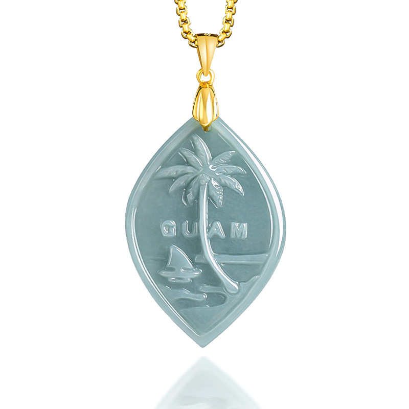 قلادة تذكارية سياحية من اليشم  - مراجعة Pacific Jewelry & Watches Los Angeles وسعره