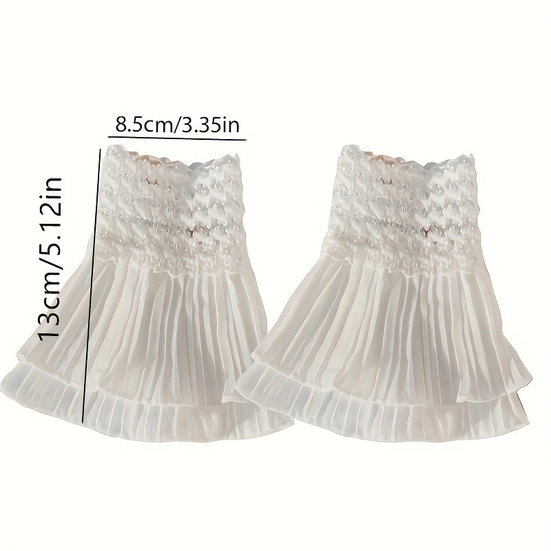 أساور معصم مزدوجة الكشكشة بلون - مراجعة Cuff Bangle Bracelet وسعره