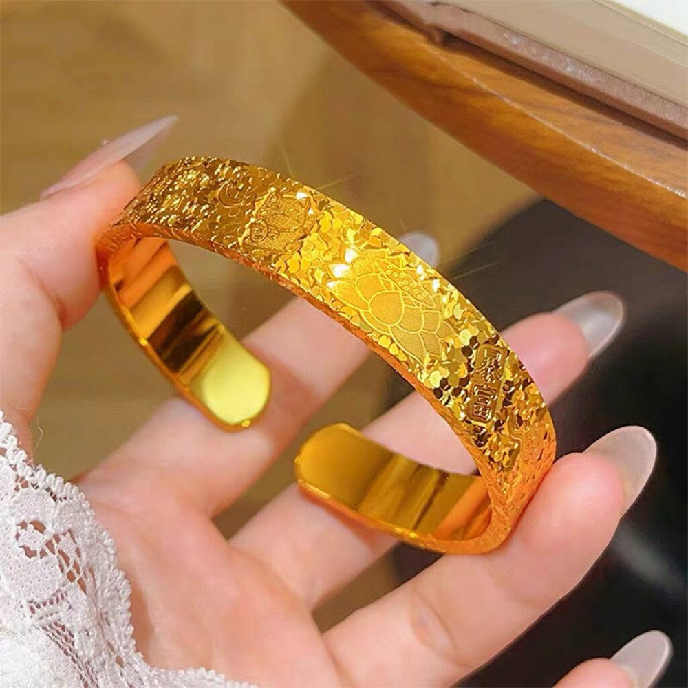 سوار مفتوح للجنسين من الفولاذ  - مراجعة Cuff Bangle Bracelet وسعره