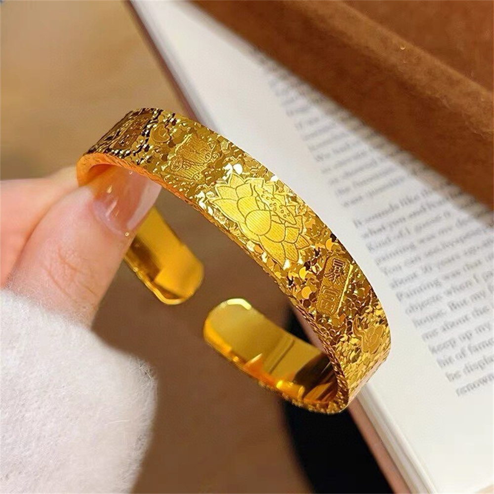 سوار مفتوح للجنسين من الفولاذ  - مراجعة Cuff Bangle Bracelet وسعره