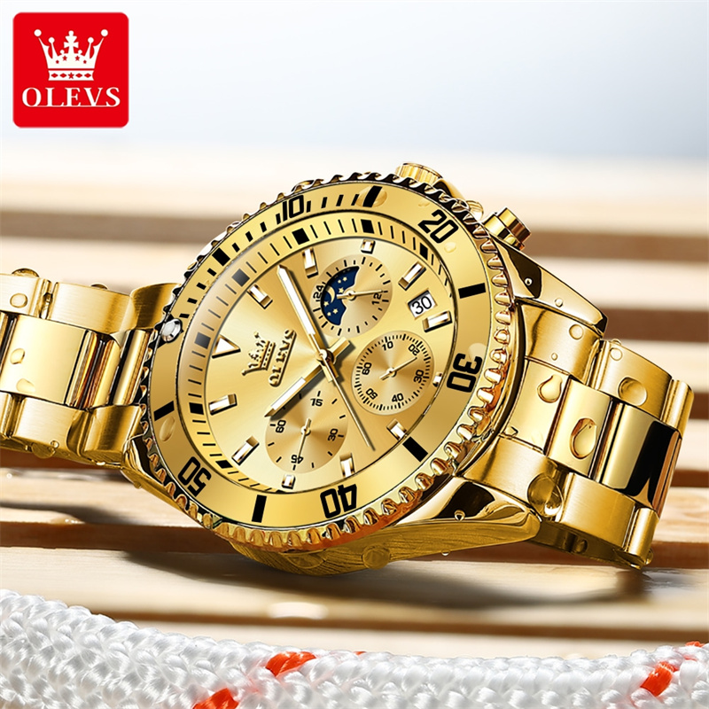 OLEVS مشاهدة الرجال العلامة ال - مراجعة Jewelry Inspired Watches وسعره