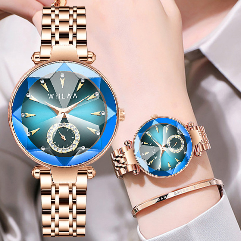ساعات يد كوارتز ذهبية وردية لل - مراجعة Jewelry Watches Brands وسعره