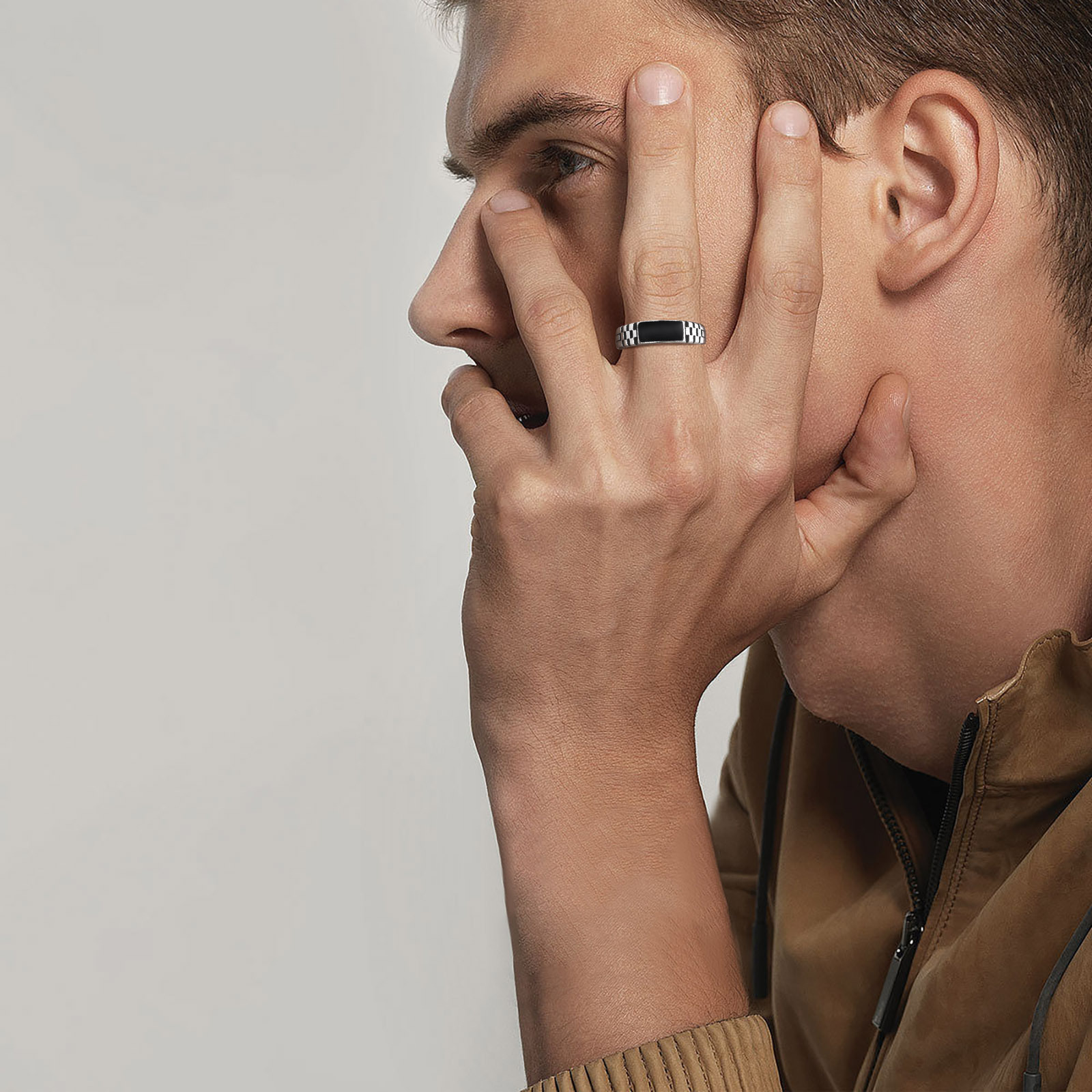 حلقات Vnox المفتوحة للرجال، خا - مراجعة Mens Signet Ring وسعره
