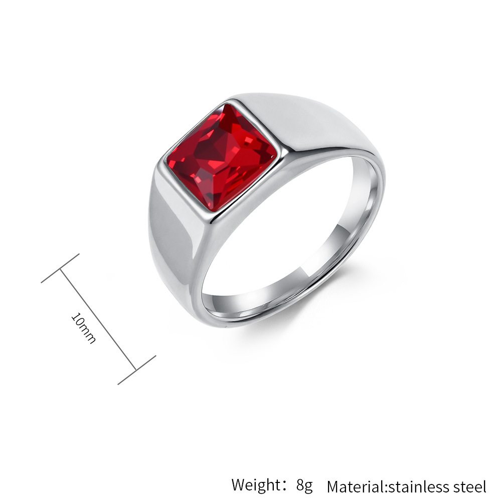 الفولاذ المقاوم للصدأ تسلق الز - مراجعة Mens Signet Ring وسعره