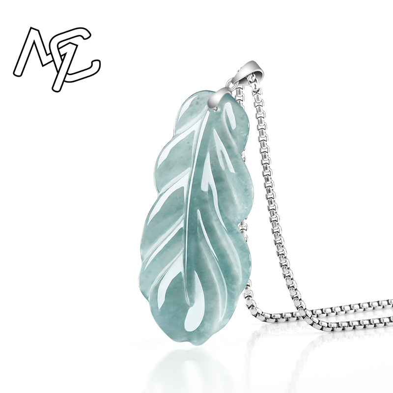 قلادة من الفضة S925 بحجر الزمر - مراجعة Jewelry & Watches Sp Z Oo Ul Frezerów 3 وسعره