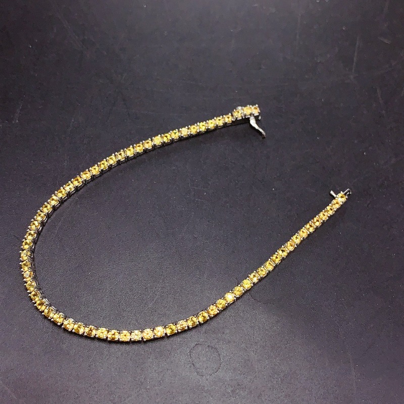سوار تنس سيترين طبيعي شفاء الط - مراجعة Gemstone Bracelet Healing وسعره