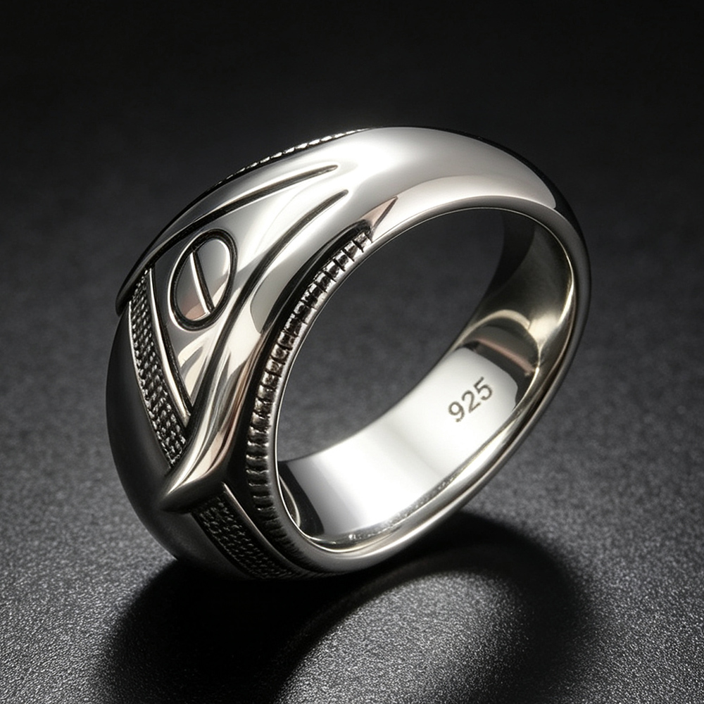 S925 فضة العقيق الخاتم الدائري - مراجعة Mens Signet Ring وسعره