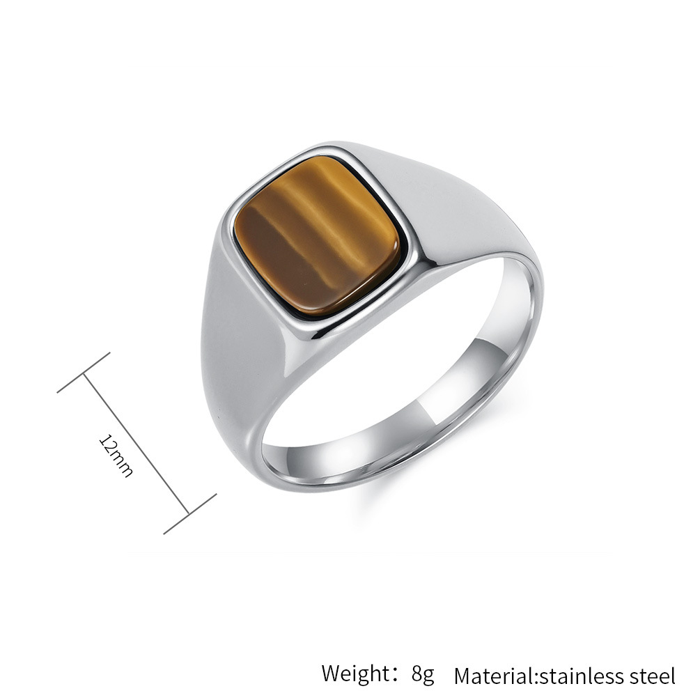 خاتم رجالي جديد وعصري من الفول - مراجعة Mens Signet Ring وسعره