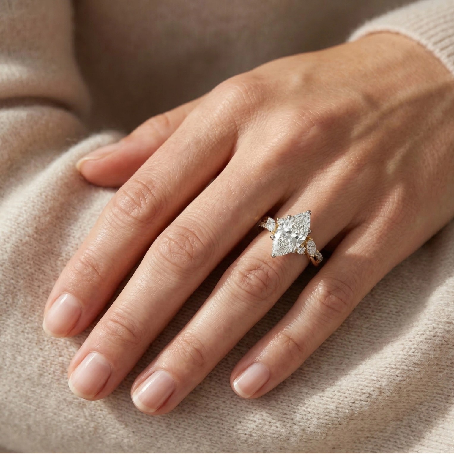 خاتم موسانيت مخصص من الفضة الإ - مراجعة Moissanite Ring وسعره
