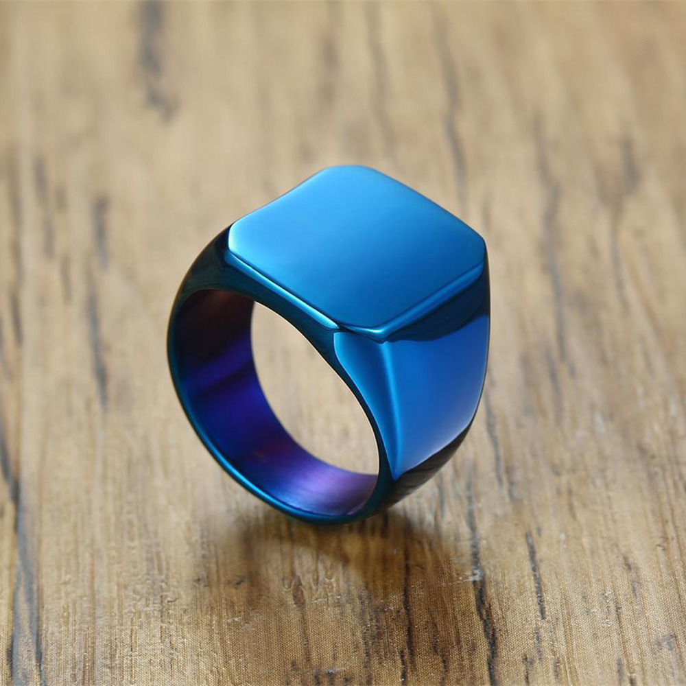 نقش مجاني جديد الفضة/الذهب/أسو - مراجعة Mens Signet Ring وسعره