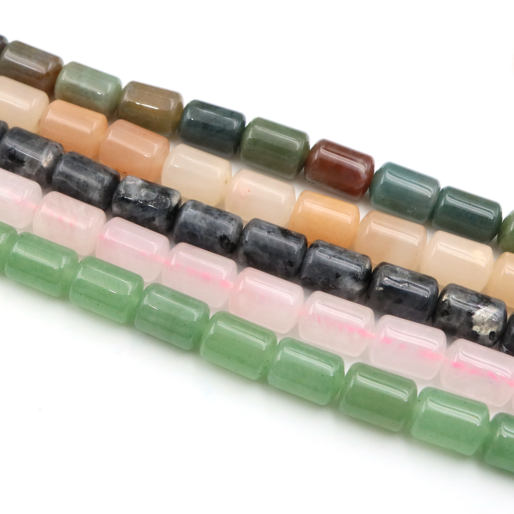 خرز أسطواني من الحجر الطبيعي 1 - مراجعة Gemstone Bracelet Healing وسعره