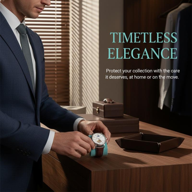 وسادات عرض الساعات من الفلانيل - مراجعة Jewelry Box Watches Bracelets وسعره
