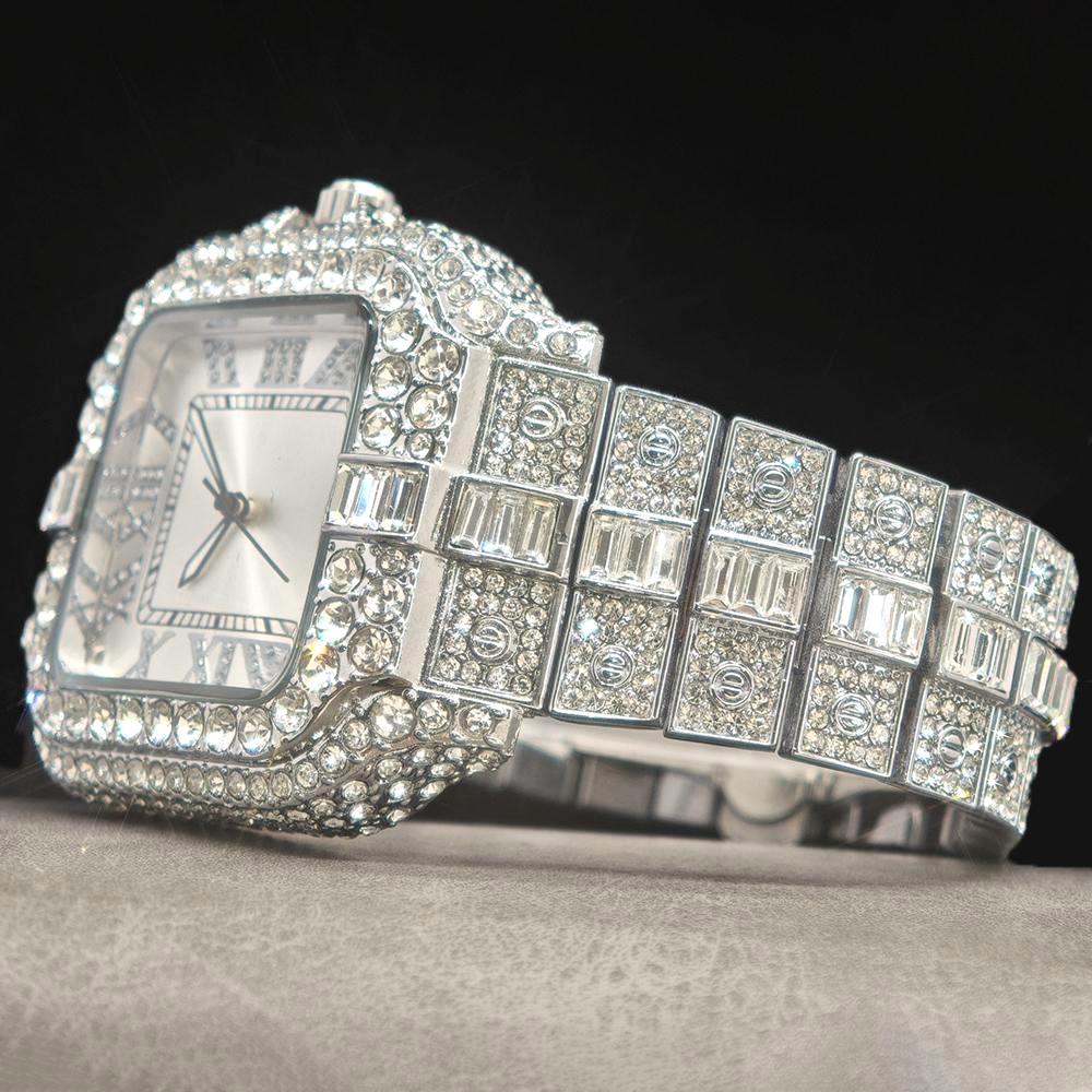 ساعة ماسية فاخرة للرجال ماركة  - مراجعة Jewelry Watches Brands وسعره