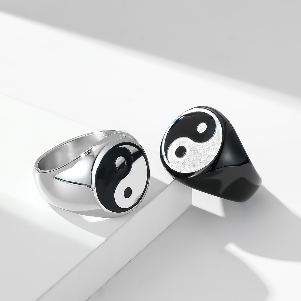 الإبداعية النمط الصيني تاي تشي - مراجعة Mens Signet Ring وسعره