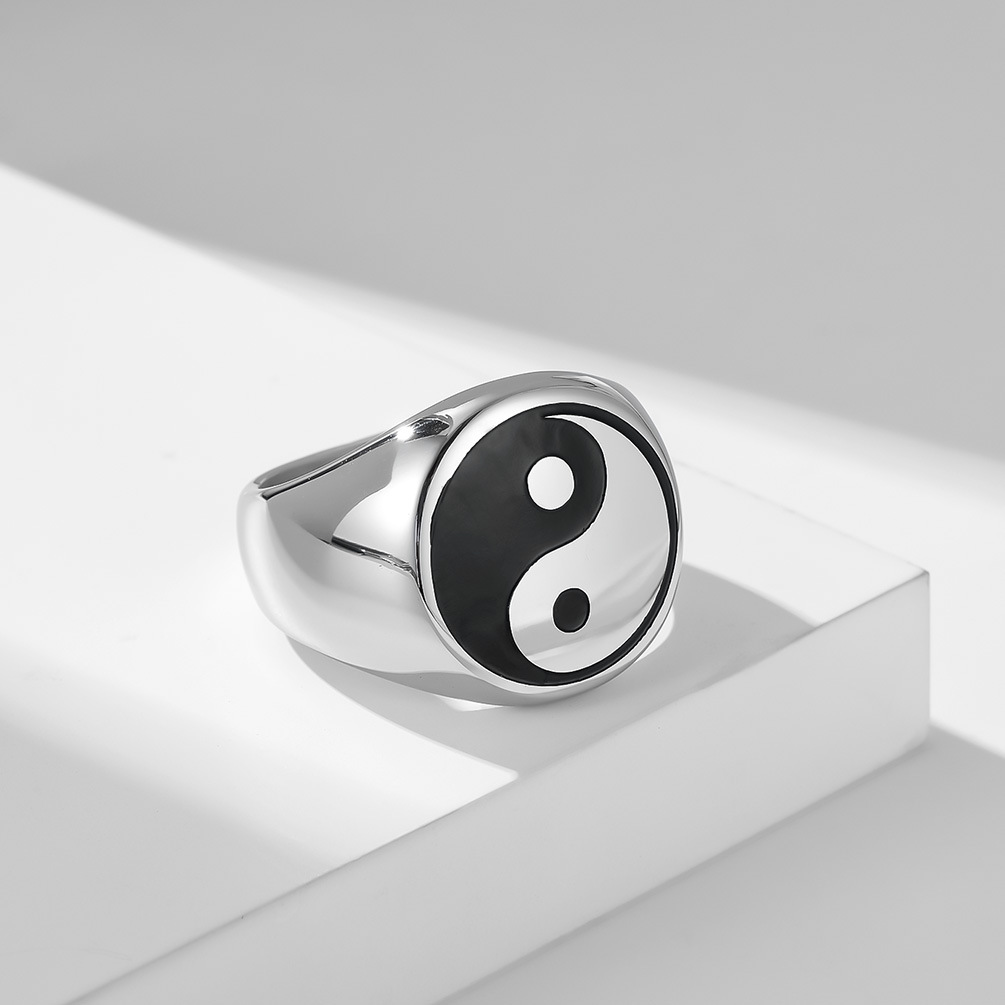 الإبداعية النمط الصيني تاي تشي - مراجعة Mens Signet Ring وسعره