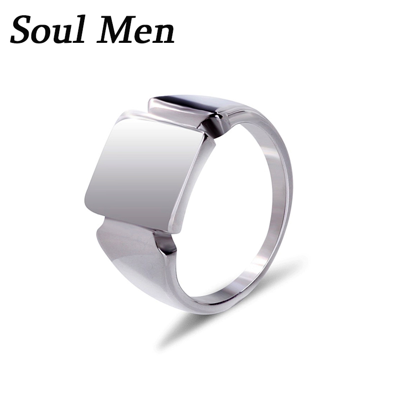 الروح الرجال التيتانيوم الصلب  - مراجعة Mens Signet Ring وسعره