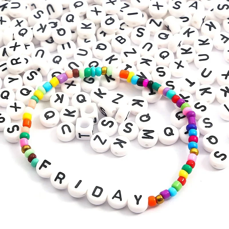 100-500 قطعة الاكريليك A-Z 26  - مراجعة Jewelry Quotes وسعره