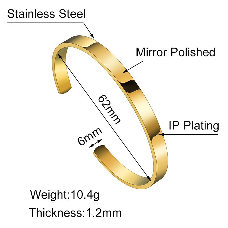 أساور معصم مخصصة منقوشة بالاسم - مراجعة Cuff Bangle Bracelet وسعره