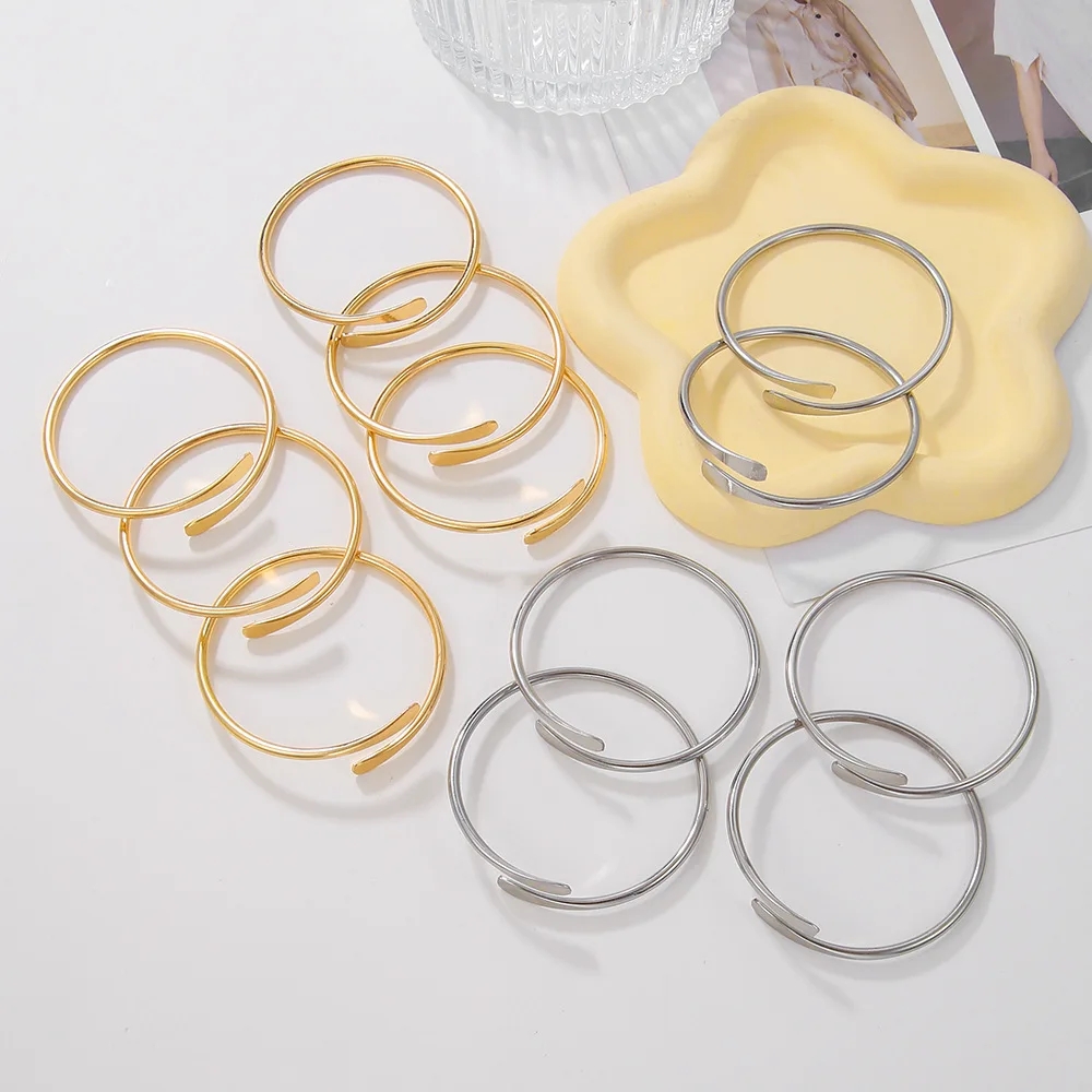 10 قطعة/الوحدة فارغة النحاس ال - مراجعة Cuff Bangle Bracelet وسعره