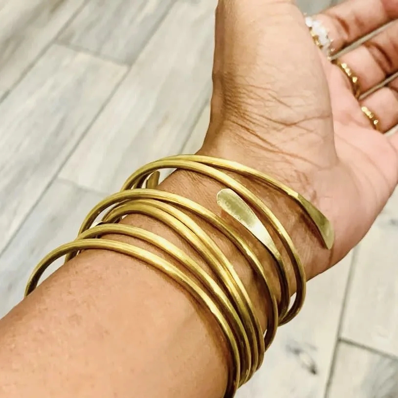 10 قطعة/الوحدة فارغة النحاس ال - مراجعة Cuff Bangle Bracelet وسعره