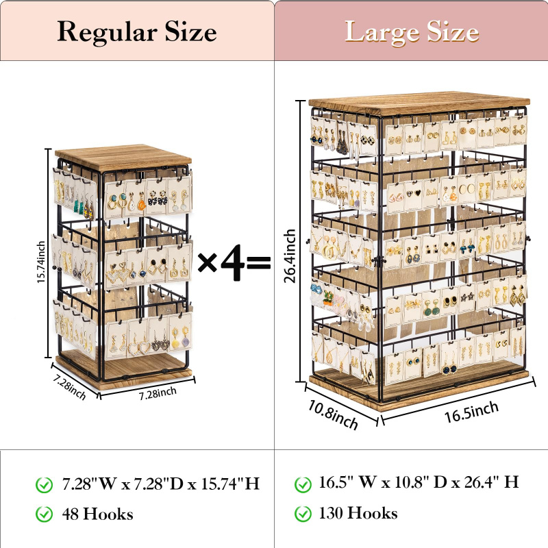 Custom. رف رف الخشب والمجوهرات - مراجعة Jewelry And Watches Store وسعره