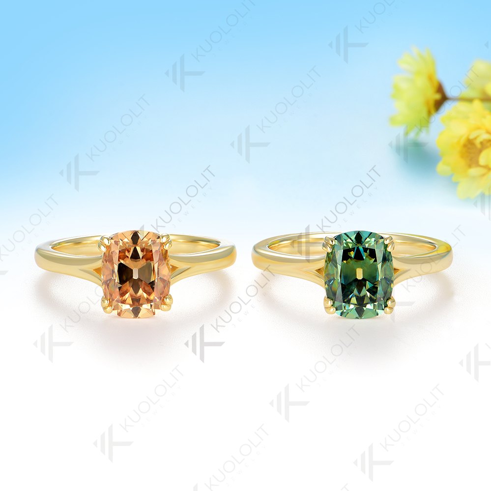 خاتم مويسانيت بلون D ونقاء VVS - مراجعة Moissanite Ring وسعره