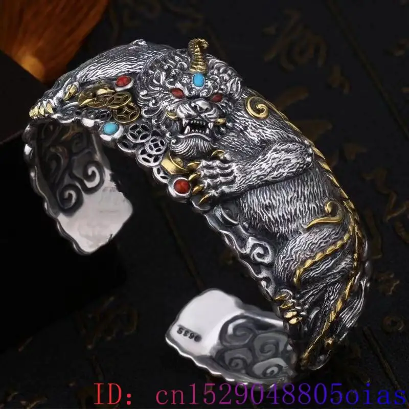 محظوظ Pixiu النمر سوار مجوهرات - مراجعة Cuff Bangle Bracelet وسعره